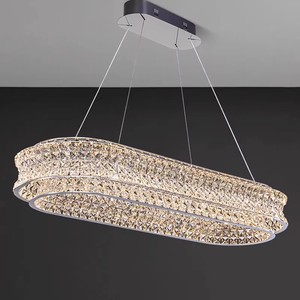 Hiện đại vòng đảo trang trí phòng ăn pha lê đèn chùm ánh sáng lịch thi đấu đèn pha lê - Product Image 5