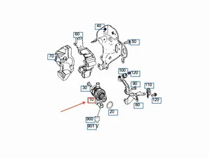NOUVELLE POMPE À INJECTION HAUTE PRESSION <span class=keywords><strong>MB</strong></span> ML GLE W166 A2760700601 D'ORIGINE - Product Image 1
