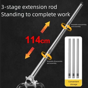 Ponceuse à vitesse variable NEOBRISKEN DIY, polisseuse à disque portative pour béton, avec disque de ponçage de 380 mm et tige d'extension N515 Elect - Product Image 5