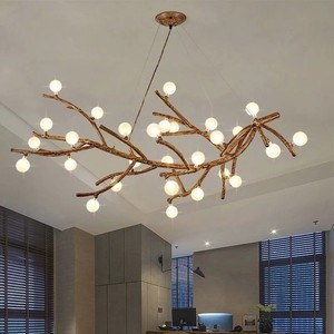 <span class=keywords><strong>Lustre</strong></span> moderne BGST Lighting, style nordique, pour salon, restaurant, salle à manger, design luxueux, forme de branche d'arbre. - Product Image 1