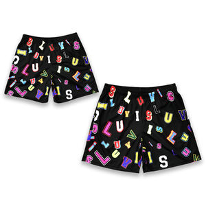 Дешевые баскетбольные шорты оптом, чистые пользовательские сублимационные сетчатые баскетбольные шорты - Product Image 1