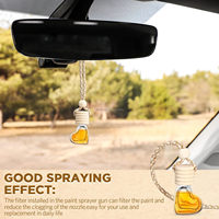 Pendentif diffuseur de parfum pour voiture 10 ml – Décoration aromathérapie désodorisante en verre miniature – Parfum suspendu pour voiture