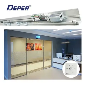 Deper D20 /ES200 Similar Commercial Glass Door System 200KG Photocell Automatic Sliding Door Machine
