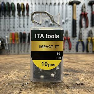 1/4" 50mmL Industrial/DIY Grade Impact Tamper-<b>torx</b> <b>Bits</b> with Color Sleeve OEM Customizable Made in Taiwan - Product Image 1