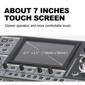 สินค้ามาใหม่ โรงงานผลิตโดยตรง มิกเซอร์เสียงดิจิตอลระดับมืออาชีพ 18 ช่องสัญญาณ สำหรับดีเจ รุ่น MD16 - Product Image 6