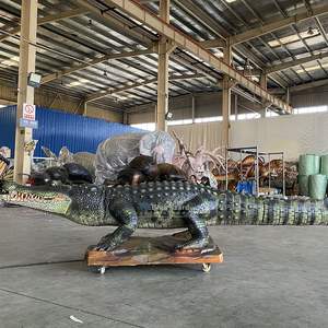 Modèle de décoration de <span class=keywords><strong>zoo</strong></span> géant personnalisé, animal animatronique, <span class=keywords><strong>crocodile</strong></span> - Product Image 6