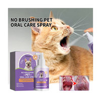 Spray buccal éco-responsable pour chats et chiens, soin dentaire, nettoyage des dents, haleine fraîche, spray buccal sain pour animaux de compagnie