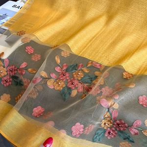 Sciarpa in Seta Armine da Donna 2025 all'ingrosso, Nuova Collezione Estiva, Sciarpe Lunghe Protettive dal Sole, Sciarpa da Testa da Donna in Seta Stampata di Design - Product Image 4