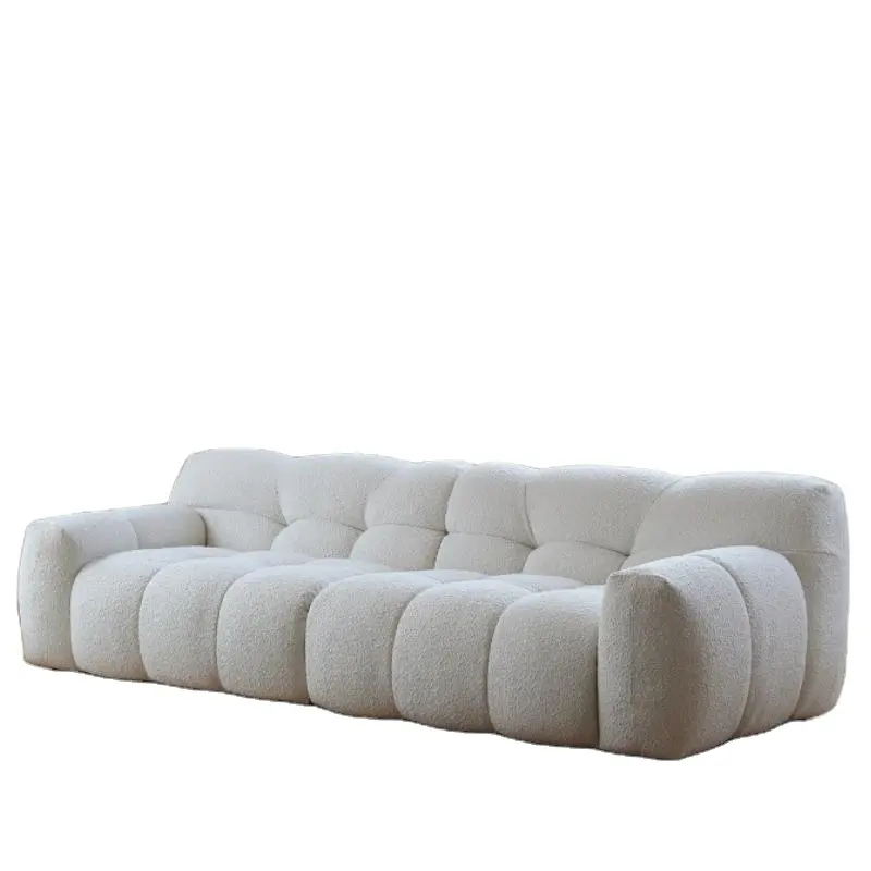 Hj sofá de 3 lugares, design de interiores bege, estofamento de tecido, sofá, soffa canape sette, sala de estar