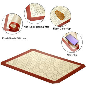 Antiadhésif <span class=keywords><strong>Macaron</strong></span> tapis <span class=keywords><strong>de</strong></span> cuisson Silicone Pad four <span class=keywords><strong>feuille</strong></span> doublure Cookie pain Biscuits cuisson pâtisserie outil grande taille tapis <span class=keywords><strong>de</strong></span> pâte à rouler - Product Image 3