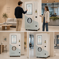 Machine distributrice de glaces automatique professionnelle à monnayeur pour glaces molles
