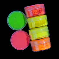 Poudre sans formaldéhyde Pigment fluorescent sûr non toxique poudre de néon bricolage artisanat peinture couleurs vives fournitures d'art