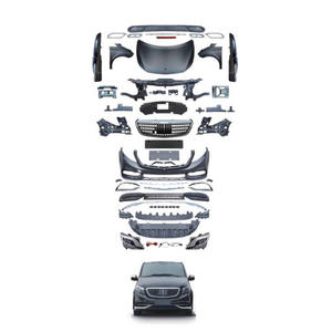 Haute qualité ancien à nouveau M Style phare feu arrière pare-chocs avant Bodykit pour <span class=keywords><strong>Mercedes</strong></span> Benz Vito <span class=keywords><strong>Viano</strong></span> W639 2006-2015 Kit de carrosserie - Product Image 1