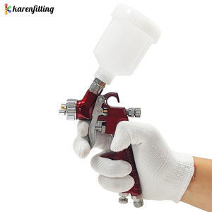 Mini pistolet à peinture pneumatique 150 ml, buse 0,5/0,8/1,0 mm, pulvérisateur professionnel pour peinture automobile DIY - Product Image 5