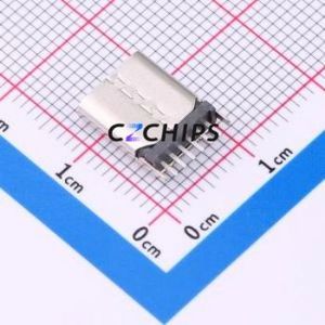 TYPE-C-31-D-01 USB Connector Through hole Component (THT) Connector Type-C Female Through Hole 6P - Product Image 2