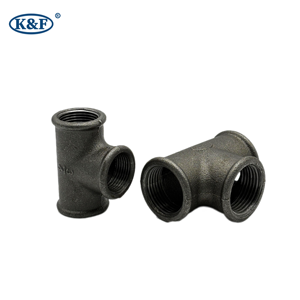 Kanaifu Chất lượng cao sắt dễ uốn phụ kiện mạ kẽm kẽm Tee Nam ren khuỷu tay phụ kiện đường ống Tee - Product Image 6