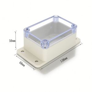 Caja de Conexiones de Plástico ABS Ebm IP65, Caja de Proyectos Eléctricos Universal, Cubierta Transparente, Impermeable para Exteriores, 138x68x50MM, Pintada - Product Image 3