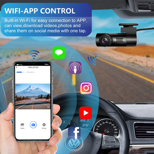 Nhà Máy Giá Video Recorder Mini Wifi Dash Cam 1080P <span class=keywords><strong>app</strong></span> điều khiển Bảng điều khiển máy ảnh màn hình Car DVR Wifi Dash Cam xe hộp đen - Product Image 2