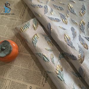 Самая модная жаккардовая ткань из золотого Шелкового перья с тиснением, Высококачественная весенне-осенняя Женская ткань - Product Image 4