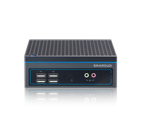 Mini PC Sin Ventilador RK3568, Gateway de Borde de Cuatro Núcleos X8-RK3568-F14H, RAM LPDDR4, Almacenamiento Integrado, Doble Ethernet, Gateway Industrial con IA