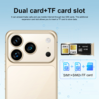 Teléfono Inteligente I17 Pro Max 5G Directo de Fábrica, Deca Core HD, Pantalla Grande de 7.3 Pulgadas, Cámaras Duales de 108MP+78MP, Desbloqueo Facial, Compatible con Android 15