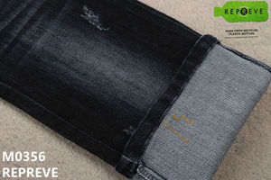 Matériau unifi repreve en polyester recyclé avec tissu denim flammé pour jean homme - Product Image 4