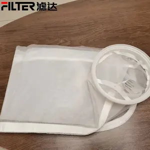 Saco de filtro de malha de nylon personalizado, 100 micron