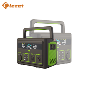 Estación Portátil Lezet de 1200W/1150Wh - Batería de Iones de Litio, Panel Solar MPPT, Carga Inalámbrica, Control Remoto, Puerto para RV, Energía Solar/Automóvil/<span class=keywords><strong>Gas</strong></span>/Aire Acondicionado - Product Image 1