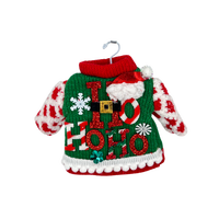 Accessoires Jacquard tricotés personnalisés Vêtements Mini Pull Renne Pull collant Tricoté Ornement de Pull de Noël