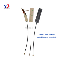 Adhesivo interno Banda ancha Omni 6dBi Ufl MHF4 868M 915M 2G 3G Lte 4G 5G FPC Antena de parche