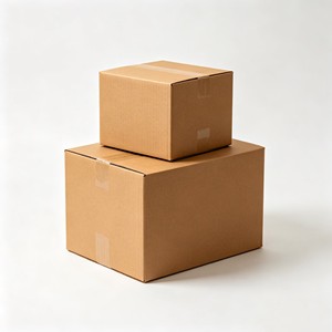 6x6x4 İnç Küçük Kargo Kutuları Kahverengi Oluklu Mukavva Kutular Paketleme, Posta Gönderimi, Taşınma, İşletmeler İçin - Product Image 1