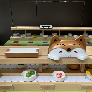 Bulk Order Customization Decorative <strong>Sushi</strong> Train With Monorail Systems And Conveyor Belt For Izakaya - Product Image 5