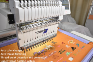 Máquina de Coser y Bordar Computarizada de 2 Cabezas para Gorras Yonthin Hat Fabric - Product Image 4