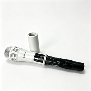 Micrófono Dinámico Inalámbrico de Mano JIN JUE JU-827 con Luces LCD, Cancelación de Ruido, Ligero y Portátil para Karaoke y Conferencias - Product Image 6