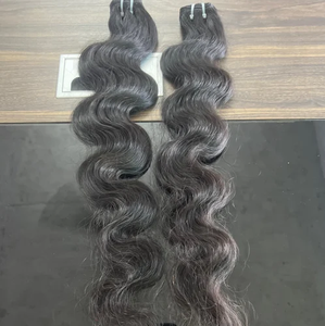Extensions de cheveux naturels ondulés de 18 pouces, tissage machine, meilleure qualité, collection en gros - Product Image 1