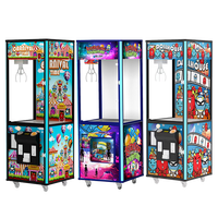 Machine à griffes de boutique Mini machine à griffes de petit ménage unique avec accepteur de billets à vendre machine de jeu à griffes