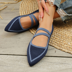 Vente en gros de chaussures plates d'été décontractées de grande taille pour femmes - Product Image 5