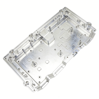 Carcasa de Aluminio 6061 6063 Fresada por CNC de 5 Ejes, Cavidad Mecanizada con Precisión para Equipos Electrónicos Industriales