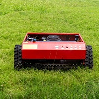 Robot Pemotong Rumput Bertenaga Baterai 4-Tak Kelas Industri dengan Remote Control Zero-Turn, Daya Tahan 4-6 Jam