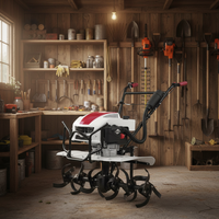 Motoculteur agricole multifonctionnel Dragon House 2026, moteur essence 5 CV, boîte de vitesses, haute productivité, garantie 1 an