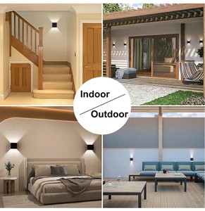 <span class=keywords><strong>Led</strong></span> tường ánh sáng ngoài trời IP65 không thấm nước 6W/12W/20W cho vườn phòng khách phòng ngủ cầu thang hành lang - Product Image 5