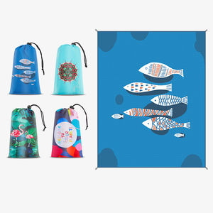 Tappetino da Spiaggia 140*200cm Piccolo e Portatile per Picnic all'Aperto <span class=keywords><strong>Campeggio</strong></span> Tappeto da Prato Impermeabile e Resistente all'Umidità - Product Image 1