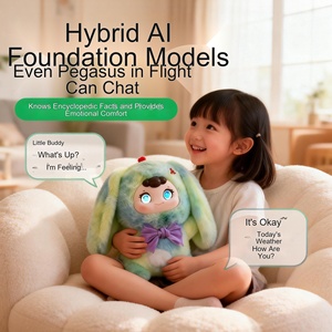 Grand <span class=keywords><strong>robot</strong></span> éducatif en peluche avec assistant vocal, chansons interactives et jeux éducatifs pour enfants - Product Image 5
