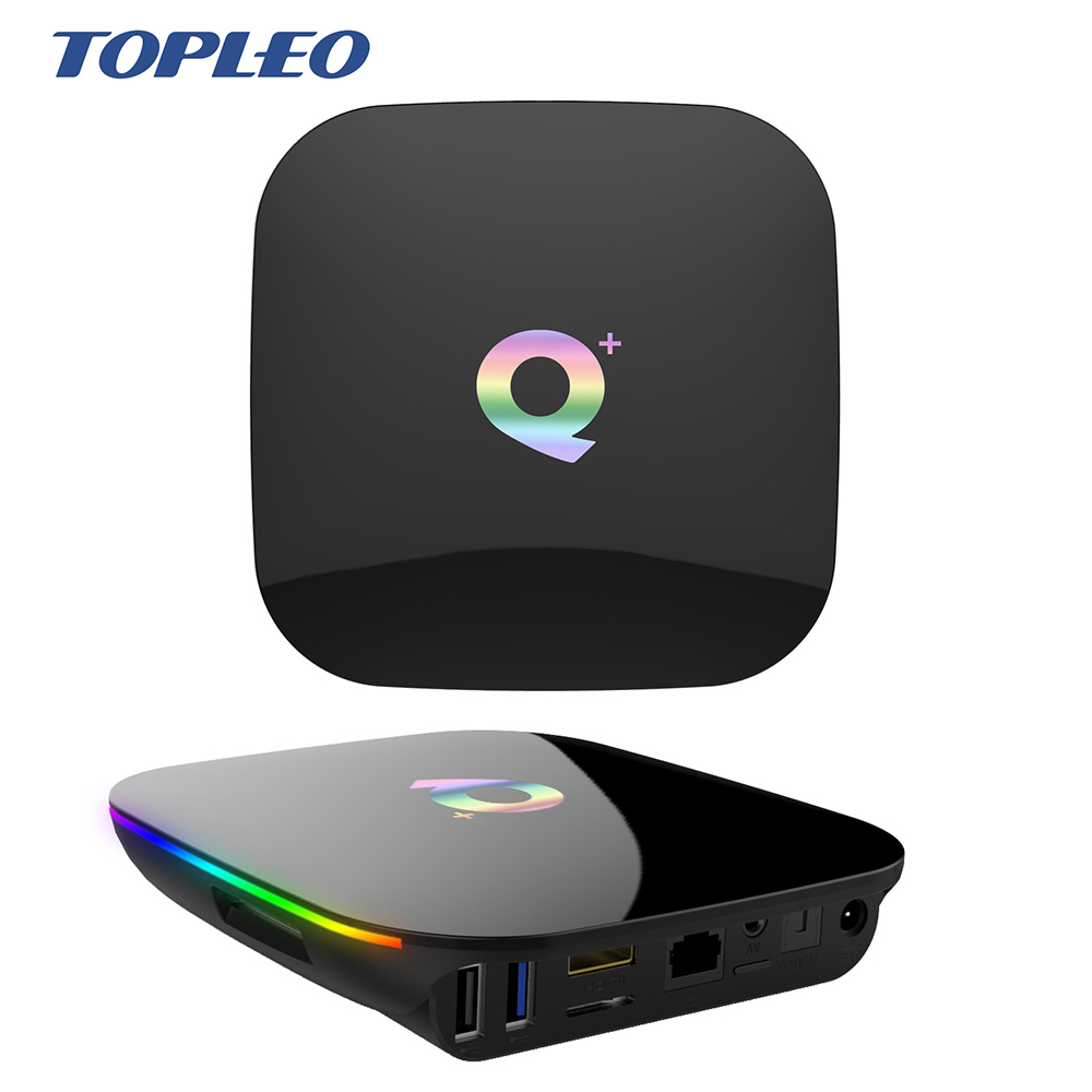 Bonne qualité Q plus Allwinner H6 android 8.1 boîte d'information multimédia 6k ultra HD tuner tv numérique décodeur