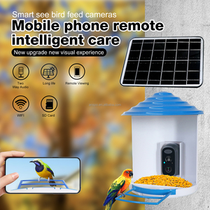 Mangeoire à <span class=keywords><strong>oiseaux</strong></span> sauvages avec reconnaissance IA, mangeoire à <span class=keywords><strong>oiseaux</strong></span> intelligente avec caméra WIFI, caméra solaire intelligente 2MP, caméra de sécurité sans fil CCTV, caméra IP - Product Image 2