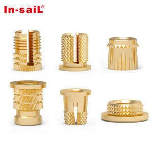 Inserções De Rosca De Bronze Inserção De Luva Rosqueada Inserir Latão Hot Melt Inserir Porca De Rosca Recartilhado Molde De Calor - Product Image 1