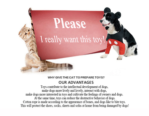 Wholesale Durable Pet <strong>Dog</strong> <strong>Bone</strong> Shaped Cotton <strong>Rope</strong> Chew <strong>Toy</strong> <strong>Bone</strong> Cotton <strong>Rope</strong> Braided Pet <strong>Dog</strong> <strong>Toy</strong> - Product Image 5