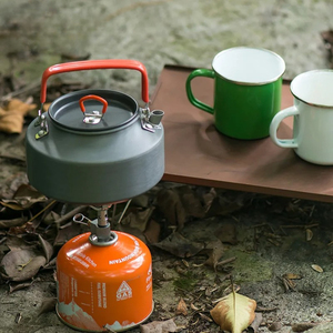 Tetera <span class=keywords><strong>de</strong></span> Aluminio <span class=keywords><strong>de</strong></span> 1.1L / 1.45L, Ligera, para Café al Aire Libre, Camping, Senderismo, Mochilero, Utensilios <span class=keywords><strong>de</strong></span> Cocina para Viajes - Product Image 6