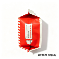 Sachet Doypack personnalisé attrayant avec motif, fermeture éclair hermétique, pour emballage de desserts et paniers cadeaux festifs