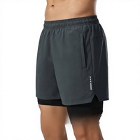 Pantalones Cortos Deportivos de Verano para Hombre, Personalizados, Perforados, Transpirables, de Alta Elasticidad, para Fitness, Running, Entrenamiento, Secado Rápido, Casuales, para Uso Diario
